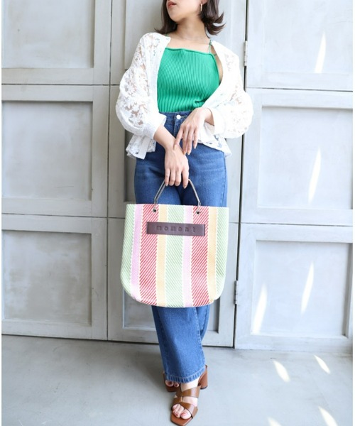 「moment+」 7分袖ブラウス M オフホワイト レディース_画像2