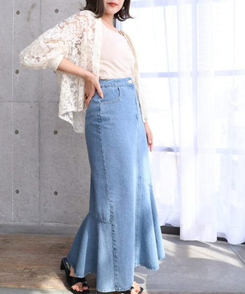 「moment+」 7分袖ブラウス M オフホワイト レディース_画像3