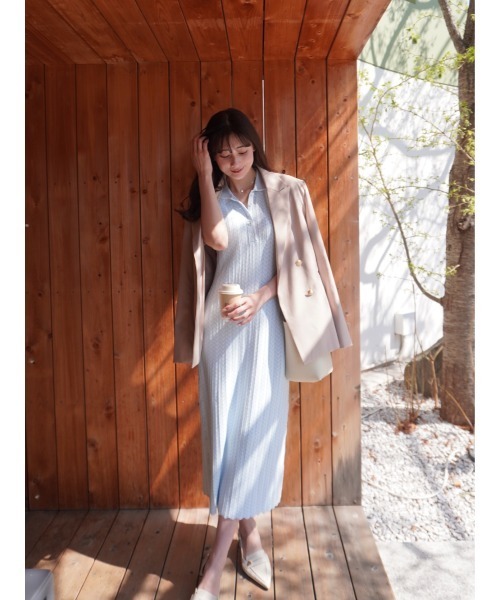 Her lip to 半袖ワンピース M ブルー レディース : ZOZOTOWN Yahoo!店