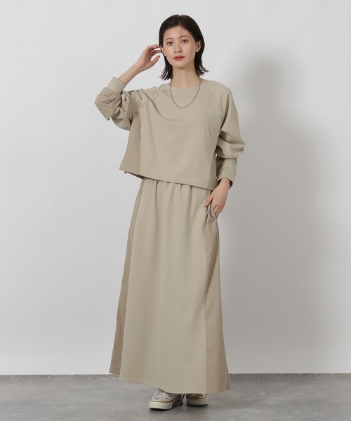 LAKOLE（ラコレ） スカート 布帛切替カットフレアスカート / 594616