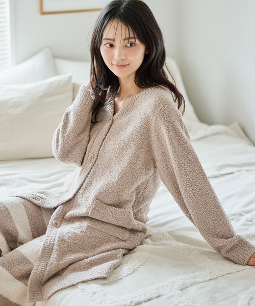 FEILER フェイラー　ガウン　ルームウェア　カーディガン LAFUKU/ラフク】もちふわマシュマロニットロングガウンカーディガン