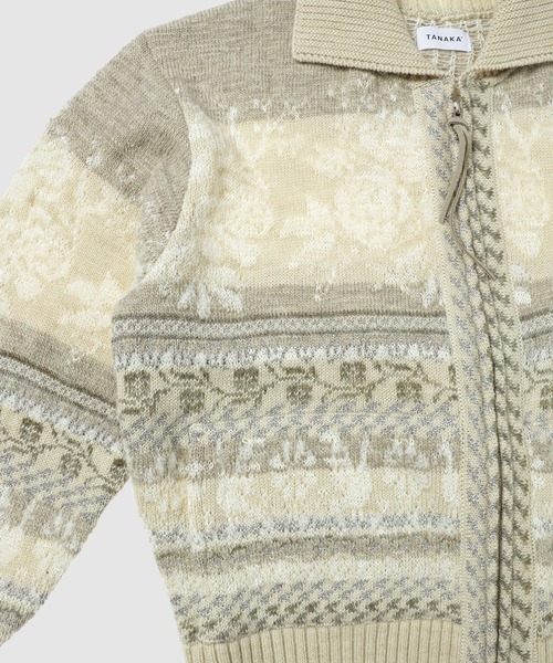 TANAKA（タナカ） カーディガン JACQUARD CARDIGAN メンズ レディース
