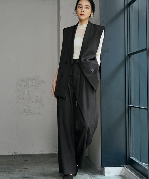 LOWO パンツドレス 「3点セット」パンツドレス オケージョン 結婚式