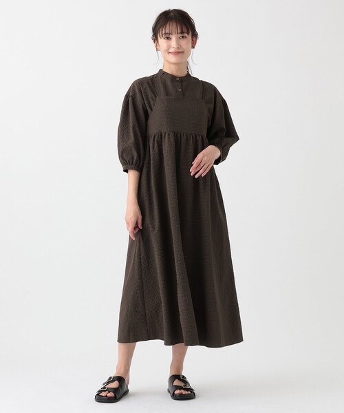 「Afternoon Tea」 7分袖ブラウス MEDIUM ネイビー レディース_画像9