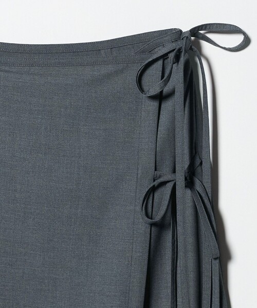 BEAUTY＆YOUTH UNITED ARROWS スカート ツイル リボン ラップスカート