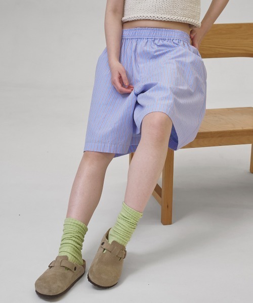 TODAYFUL パンツ Easy Stripe Halfpants レディース : ZOZOTOWN Yahoo