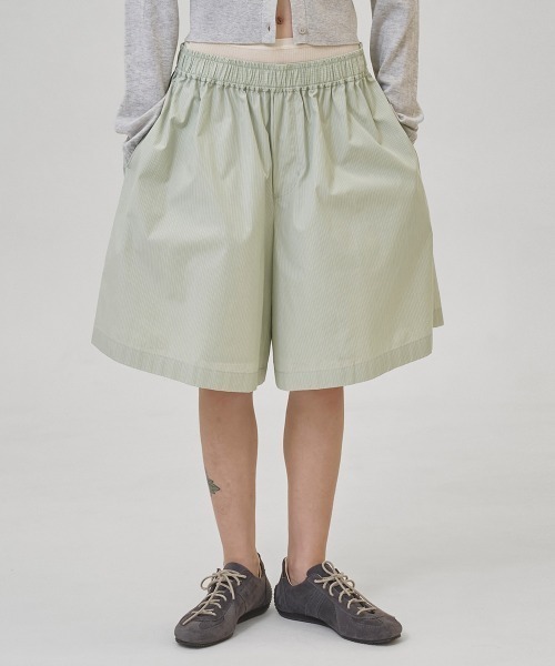 TODAYFUL パンツ Easy Stripe Halfpants レディース : ZOZOTOWN Yahoo