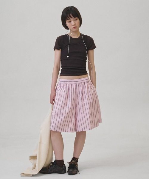 TODAYFUL ハーフパンツ パンツ Easy Stripe Halfpants レディース