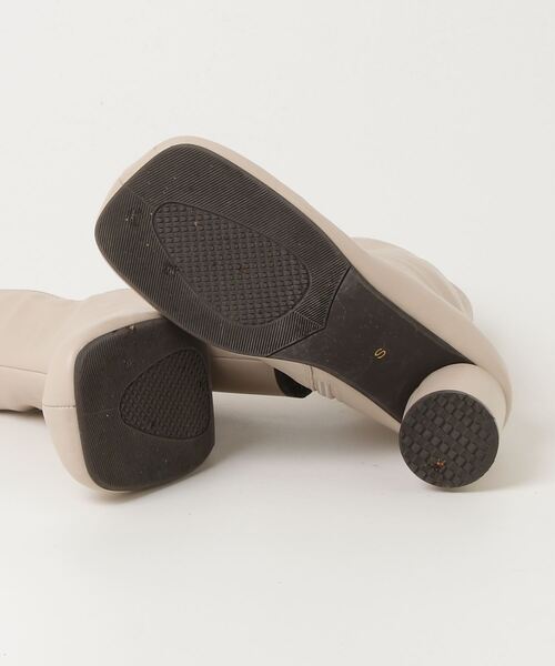 「RANDA」 ショートブーツ S ベージュ レディース_画像3