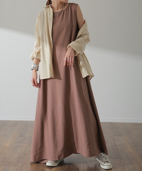 「HUG.U」 ノースリーブワンピース - ブラック レディース_画像7