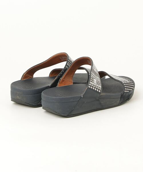 「fitflop」 ビジューフラットサンダル 38 ブルー レディース_画像2