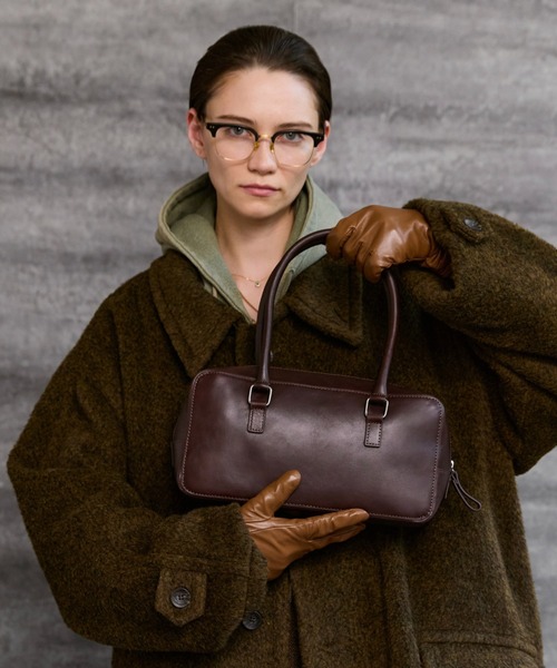 バッグ soerte Square Utility Leather Bag soerte ハンドバッグ Square Utility Leather Bag / スクエアレザー