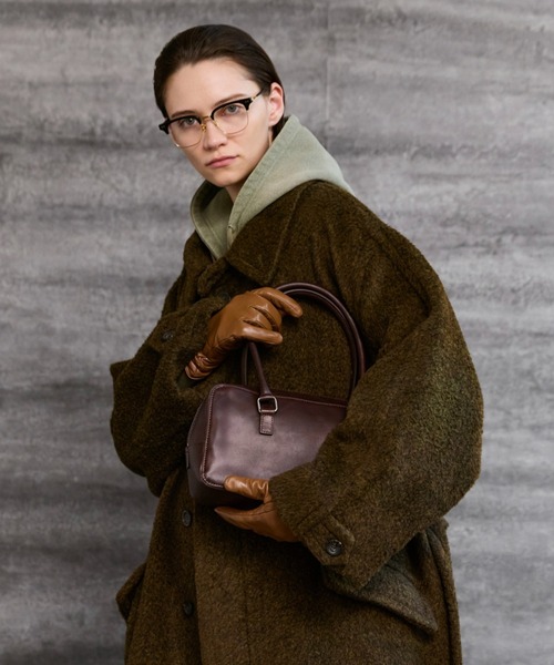 soerte ハンドバッグ Square Utility Leather Bag / スクエアレザー