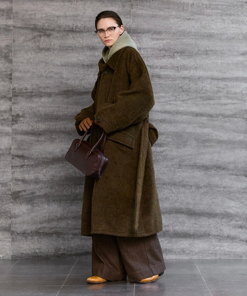 soerte ハンドバッグ Square Utility Leather Bag / スクエアレザー