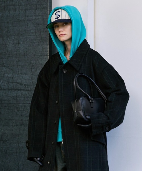 soerte ハンドバッグ Square Utility Leather Bag / スクエアレザー