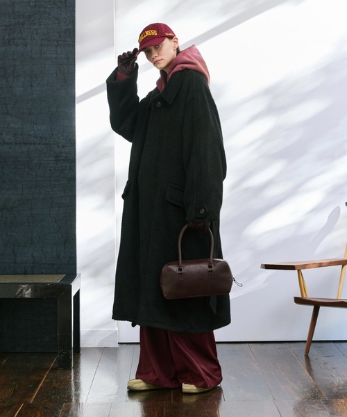 soerte ハンドバッグ Square Utility Leather Bag / スクエアレザー