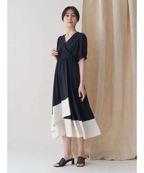 「TONAL」 半袖ワンピース MEDIUM ホワイト レディース_画像3