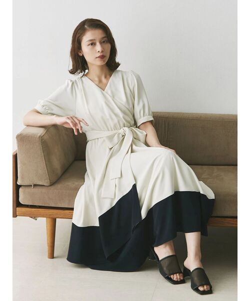 「TONAL」 半袖ワンピース MEDIUM ホワイト レディース_画像4