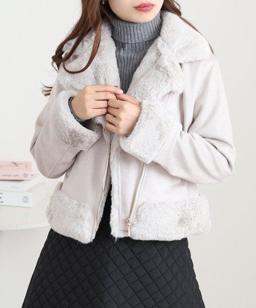 Ree&Mee レザージャケット ライダース 裏地付き ウェード ポンチ