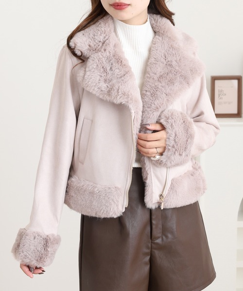 Ree&Mee レザージャケット ライダース 裏地付き ウェード ポンチ