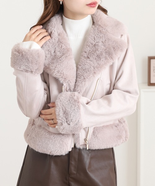 Ree&Mee レザージャケット ライダース 裏地付き ウェード ポンチ