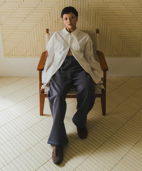 lit コート アウター Twill Zip Shirt Jacket レディース : ZOZOTOWN