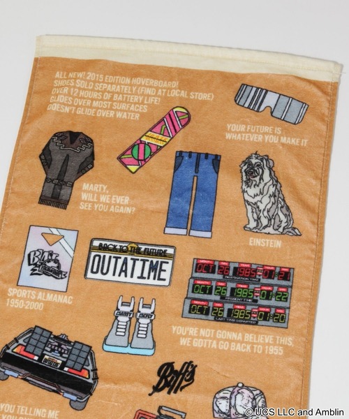 niko and…（ニコアンド） タオル 「バック・トゥ・ザ・フューチャー