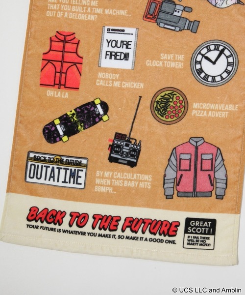 niko and…（ニコアンド） タオル 「バック・トゥ・ザ・フューチャー