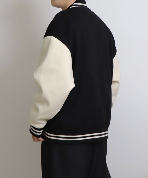 「Confirm」 スタジャン M ブラウン メンズ_画像2