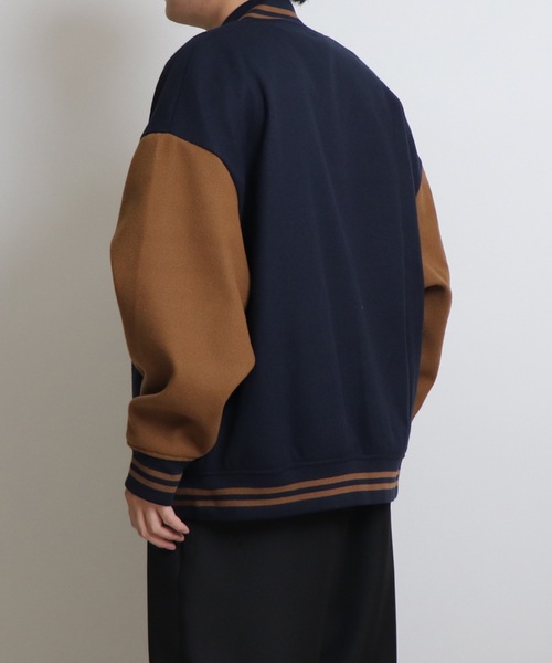 「Confirm」 スタジャン M ブラウン メンズ_画像4