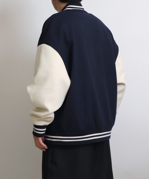 「Confirm」 スタジャン M ブラウン メンズ_画像5