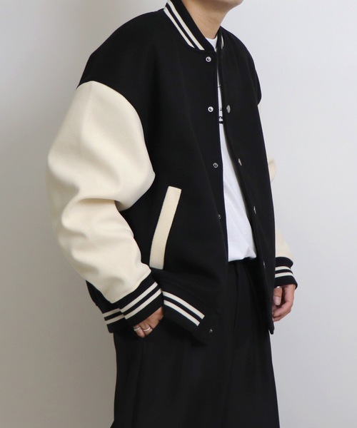 「Confirm」 スタジャン M ブラウン メンズ_画像6