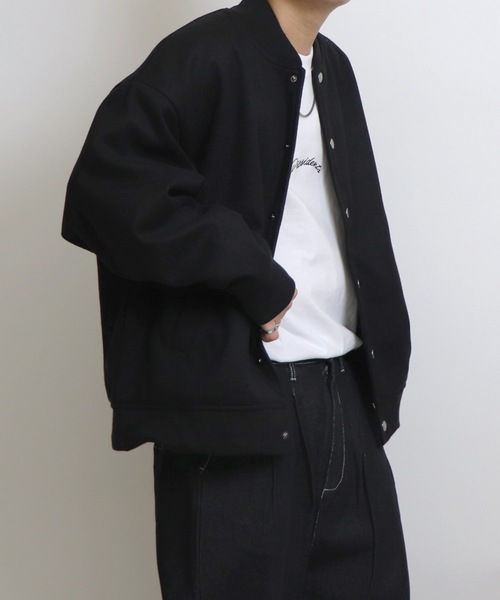 「Confirm」 スタジャン M ブラウン メンズ_画像7