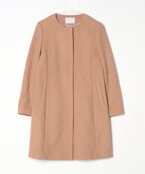 IENA（イエナ） ノーカラーコート 36 ブラウン レディース : ZOZOTOWN