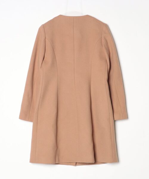 IENA（イエナ） ノーカラーコート 36 ブラウン レディース : ZOZOTOWN