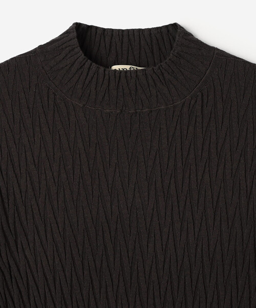 「UNFIL」 半袖ニット 1 グリーン系その他 レディース_画像4