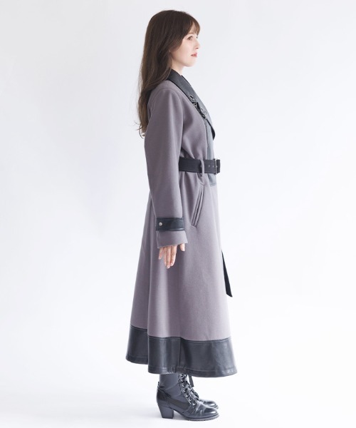 axes femme（アクシーズ ファム） ダッフルコート コート チェーン付異