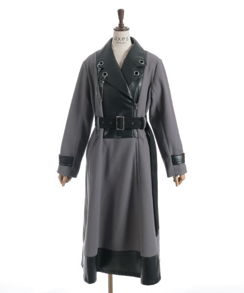 axes femme（アクシーズ ファム） ダッフルコート コート チェーン付異