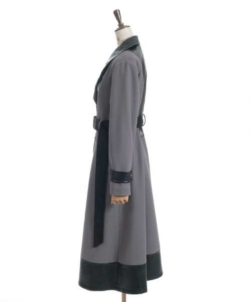 axes femme（アクシーズ ファム） ダッフルコート コート チェーン付異