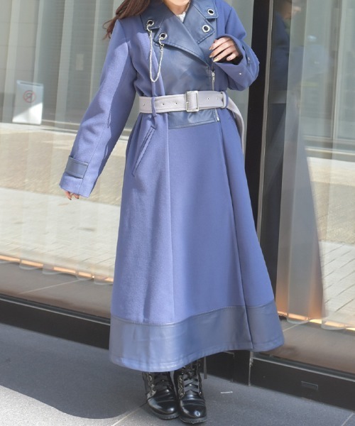 axes femme（アクシーズ ファム） ダッフルコート コート チェーン付異