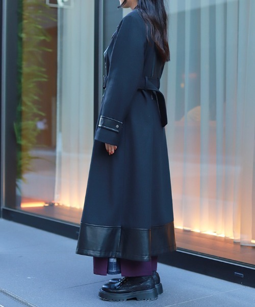 axes femme（アクシーズ ファム） ダッフルコート コート チェーン付異