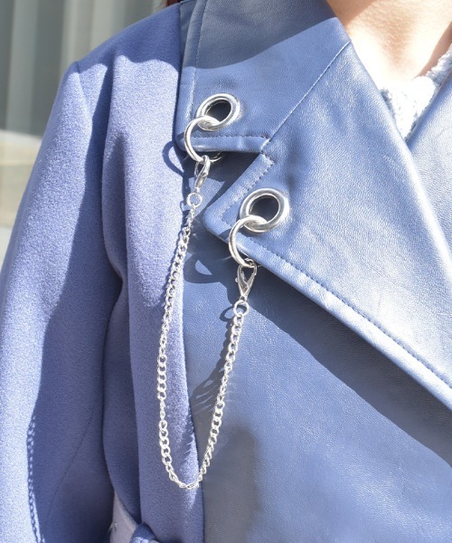 axes femme（アクシーズ ファム） ダッフルコート コート チェーン付異