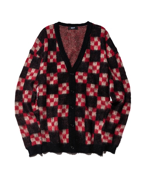 glamb（グラム） ニットカーディガン L ブルー メンズ : ZOZOTOWN