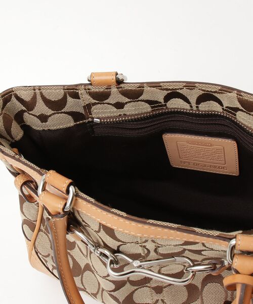 COACH ブラウン ハンドバッグ コーチ COACH CW426 ハンドバッグ シグネチャー レディース （ブラウン