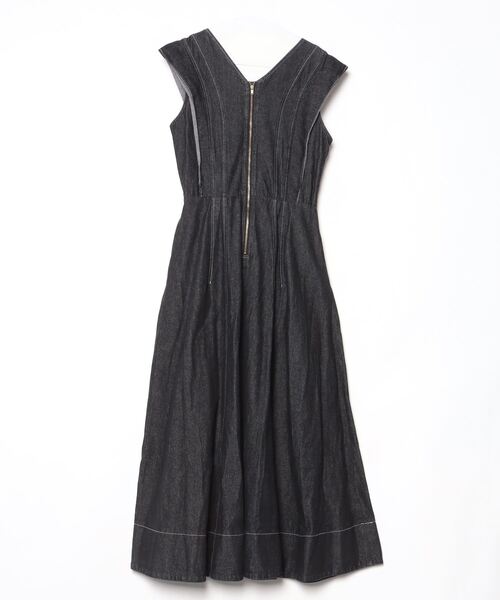 「LAGUNAMOON」 ノースリーブワンピース SMALL ブラック レディース_画像2