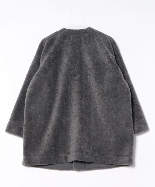 SUPER HAKKA（スーパーハッカ） ノーカラーコート コート ボンディング