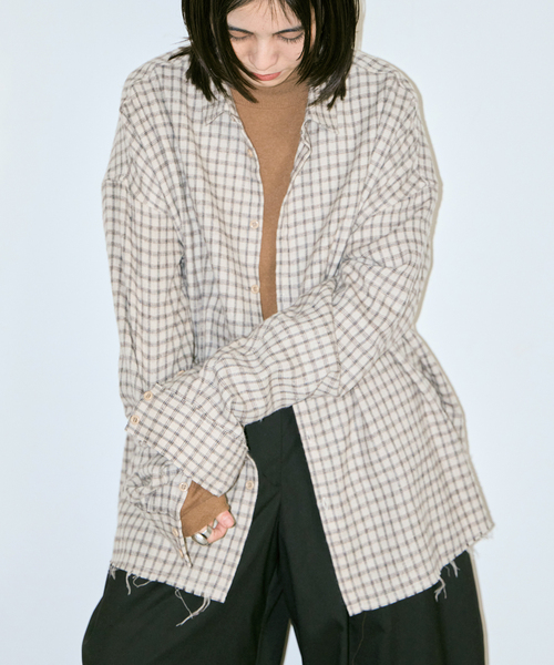 CITYSHOP（シティショップ） ブラウス シャツ CHECK シャツ レディース