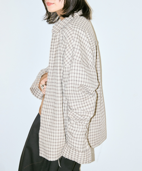 CITYSHOP（シティショップ） ブラウス シャツ CHECK シャツ レディース