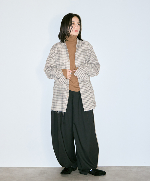 CITYSHOP（シティショップ） ブラウス シャツ CHECK シャツ レディース