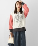 トレーナー スウェット のび〜る裏毛 ハーフジ...の詳細画像4